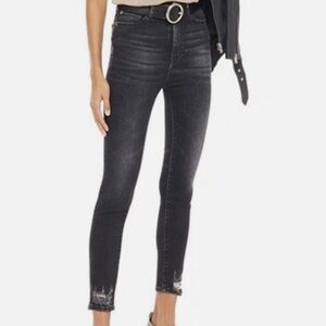 IRO Vlade Experience Black Washed Skinny High Rise Jeans Size 27 Style AL720